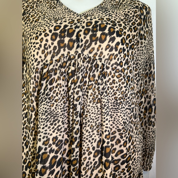 Time and tru cheetah print dress size M - Picture 2 of 10